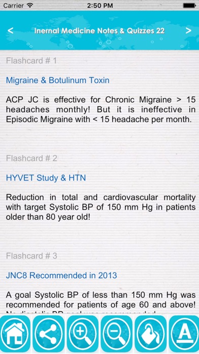 Internal Medicine Exam Review Screenshot