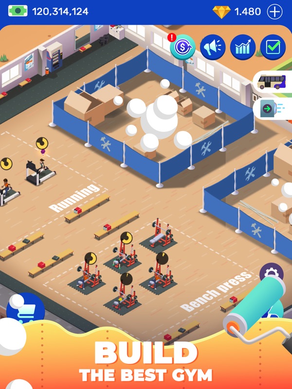 Idle Fitness Gym Tycoon - Game screenshot 10