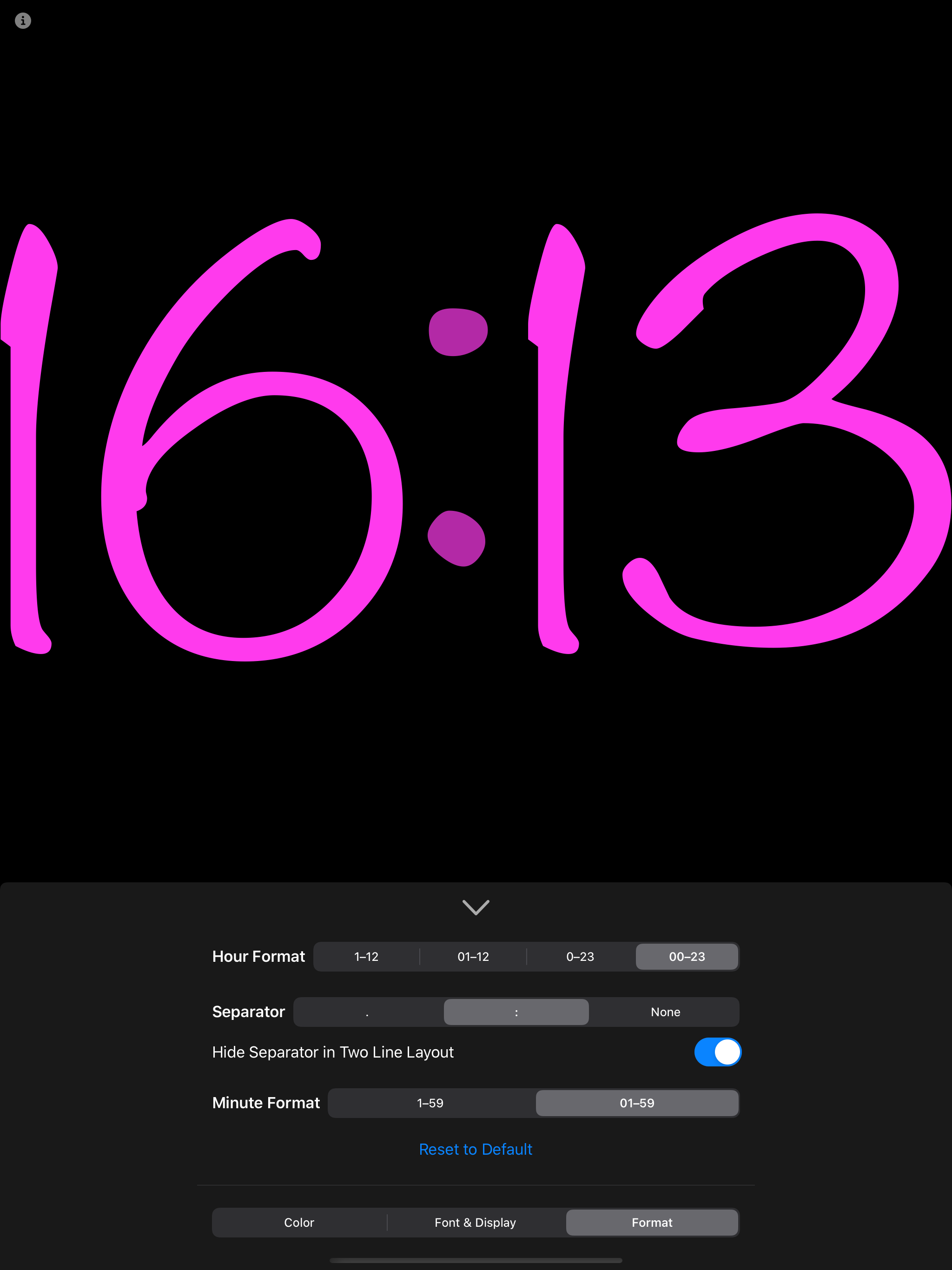 Huge Clock screenshot 12