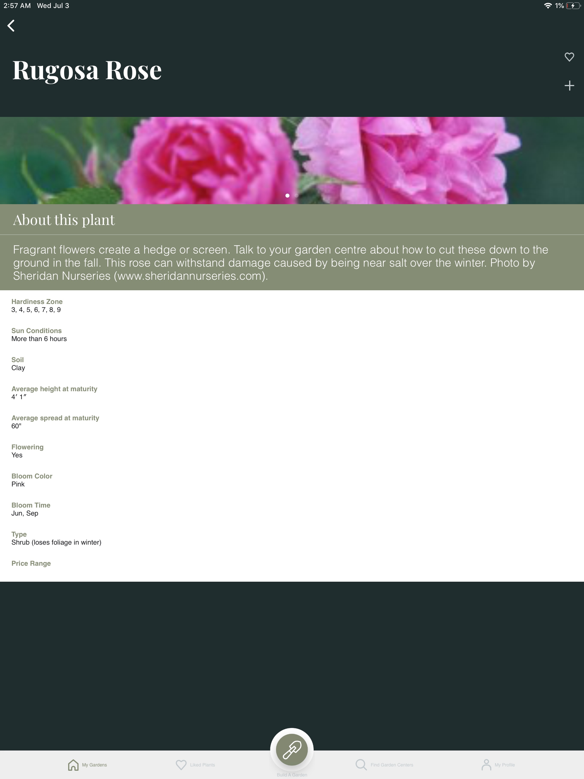 Pick your plants