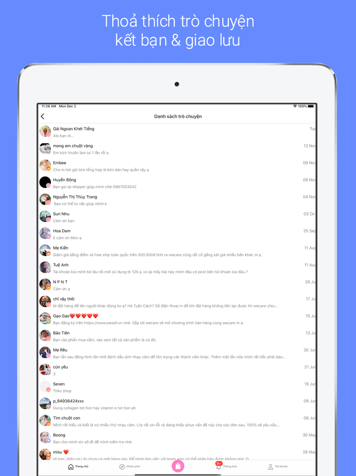 WECARE Hỏi đáp Review Mua sắm