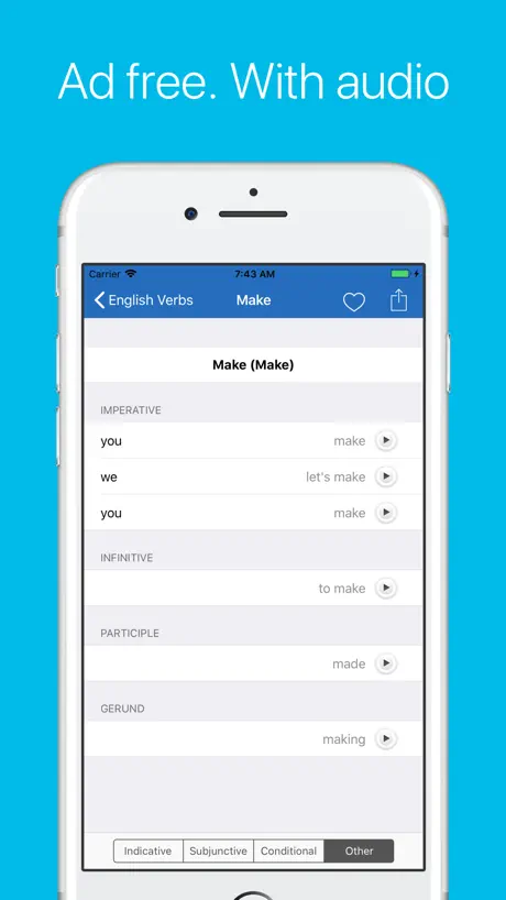 English Verb Conjugator Pro
