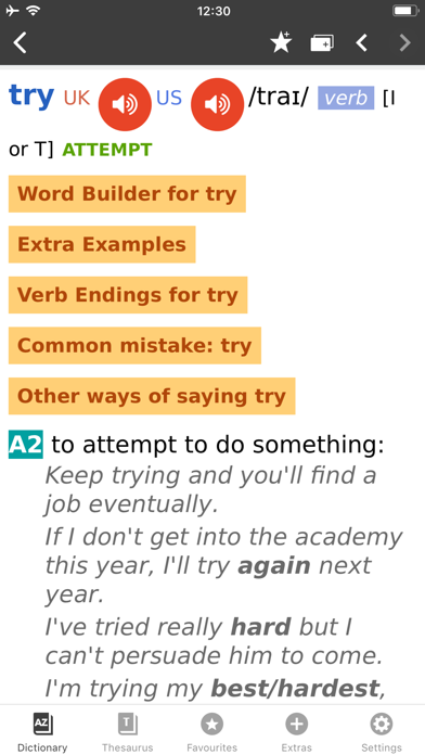 Screenshot #2 pour Cambridge English Dictionary