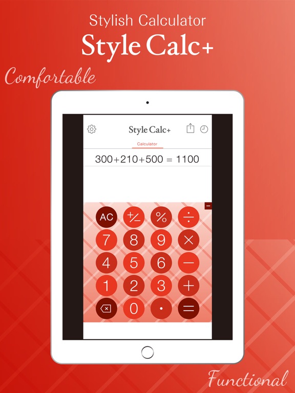 Screenshot #4 pour Stylish Calculator StyleCalc+