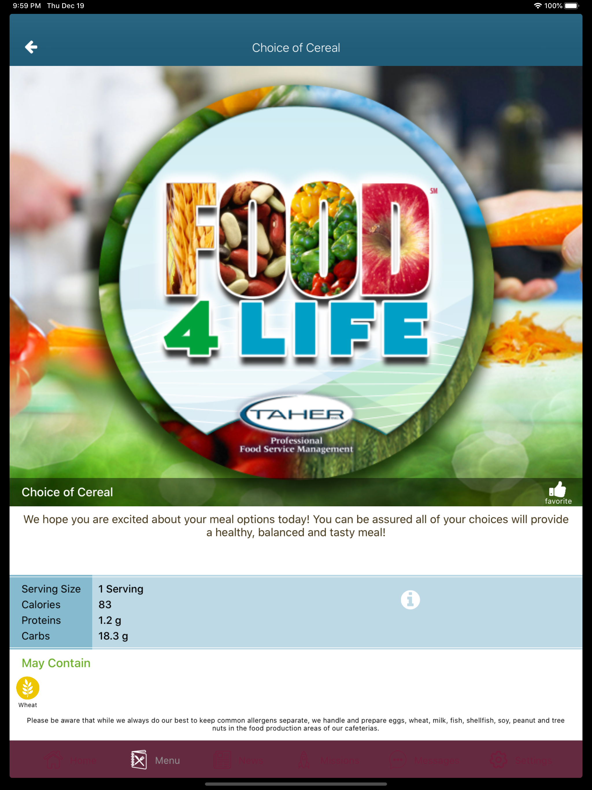 Taher - Food 4 Life screenshot 7