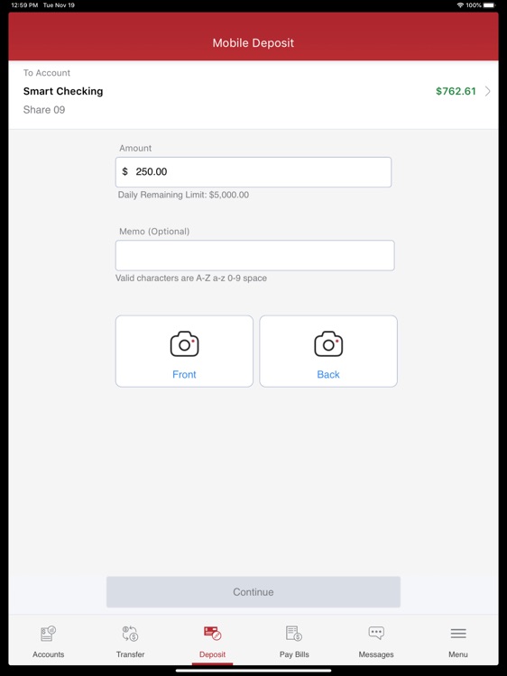 Mission Fed Banking for iPad screenshot-4