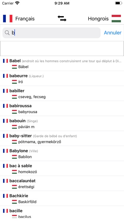 Dictionnaire Hongrois-Français screenshot-4
