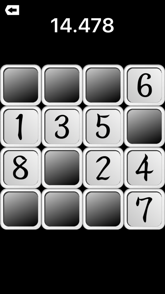 #4. Touch The Lost Numbers (iOS) Bởi: Ayumu Kinoshita
