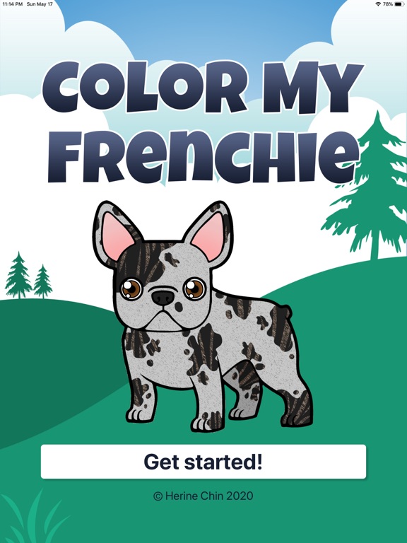 ColorMyFrenchie iPad screenshot 1 - Utilities app