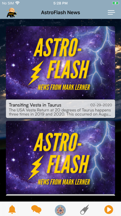 Astrology Cosmic Kalendar Screenshot