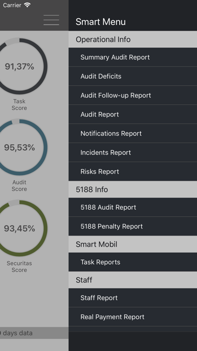 Securitas Customer Portal Screenshot
