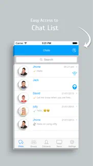 niftychat - simple chat app iphone screenshot 3