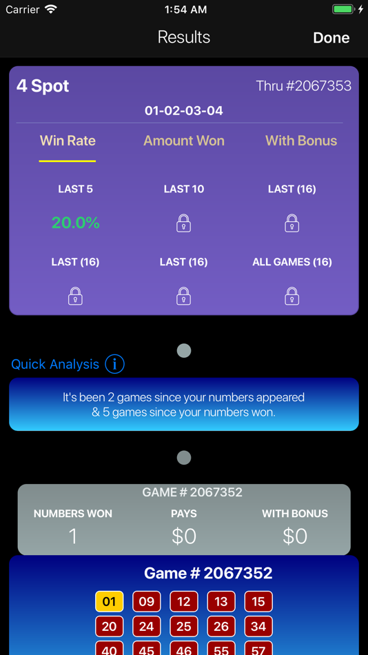 #7. Keno Pro: Scan Lottery Tickets (iOS) Podle: AnalystSpace, LLC