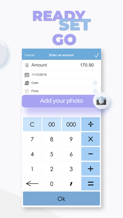 Expenses and Income Tracker Screenshot
