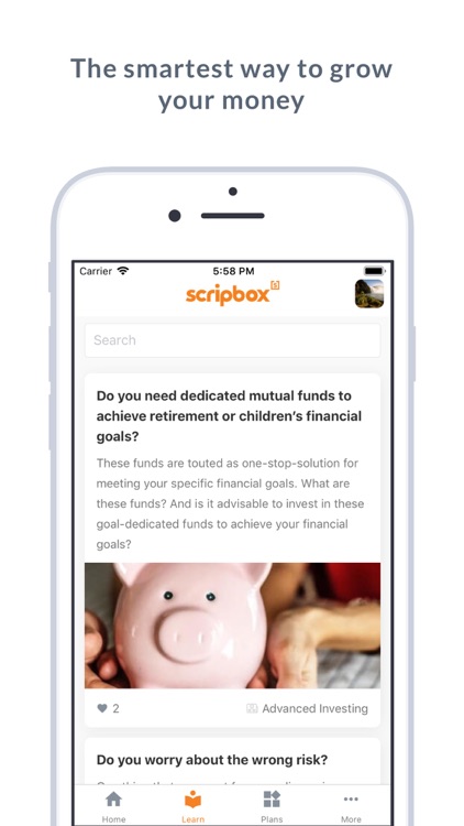Scripbox: Top Mutual Funds App