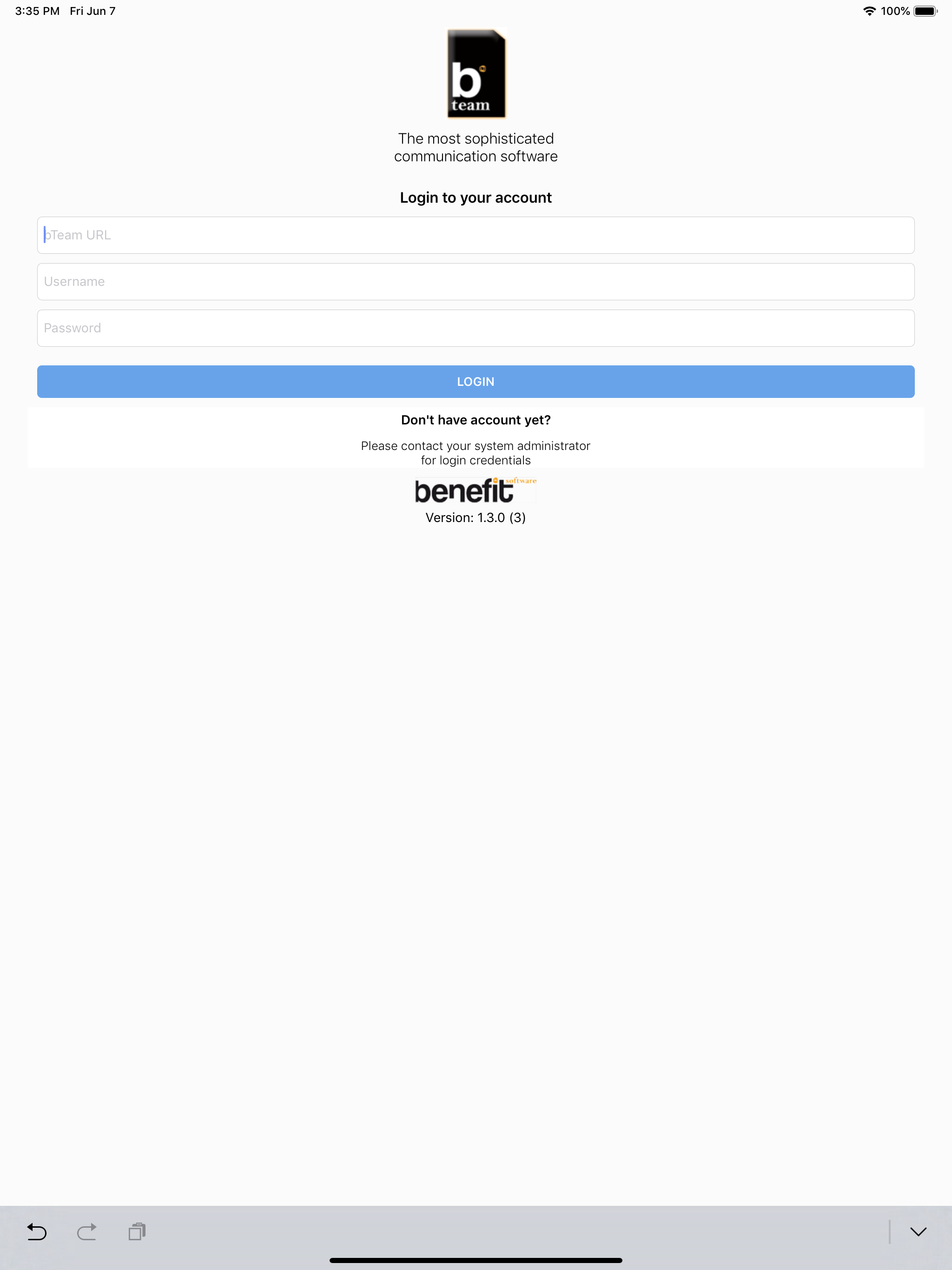 bTeam Offline
