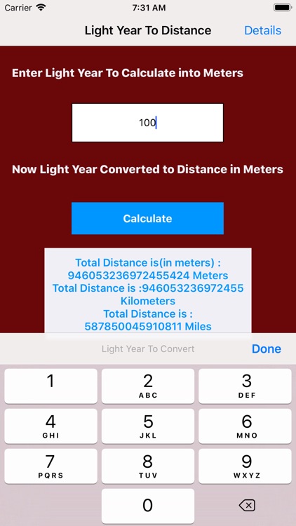 Calculate Light Year screenshot-3