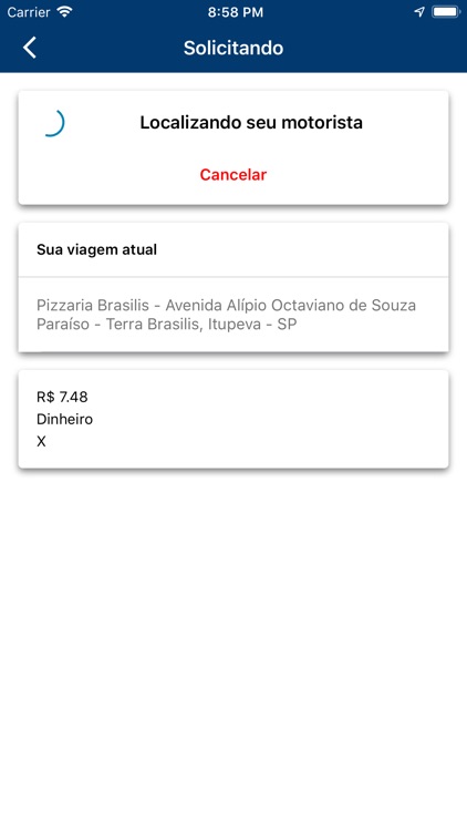 MeBusca - Passageiro