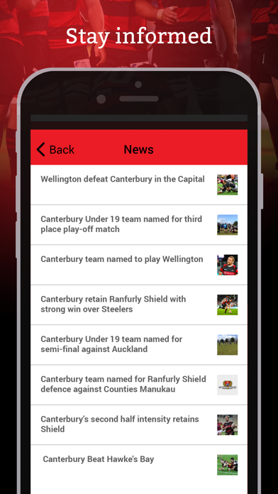 Screenshot #2 pour Canterbury Rugby Union