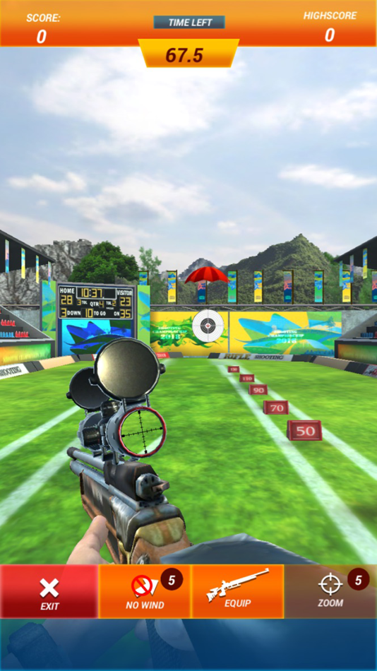 #7. Shooting Range Rifle SIM 3D (iOS) By: fun cool games