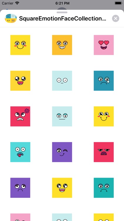 SquareEmotionFaceCollectionSti