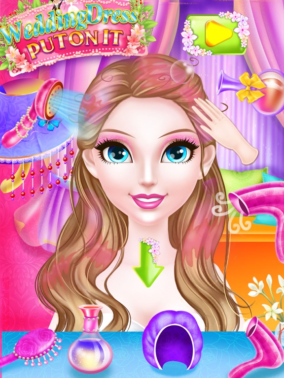 Screenshot #5 pour Wedding Dress-Girl Makeup Game