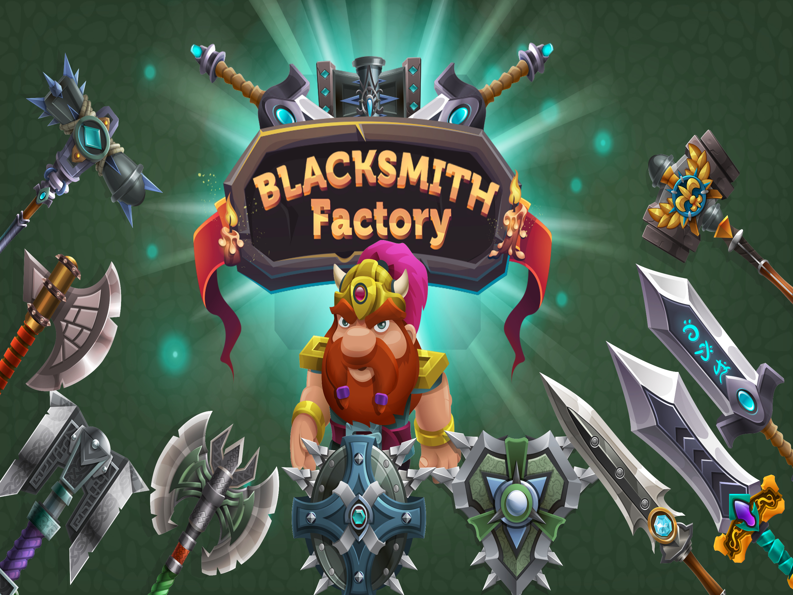 Blacksmith Factory Tycoon Game