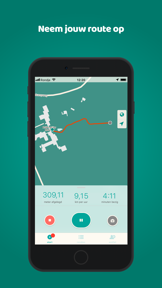 Rondje GPS Wandelen en Fietsen screenshot