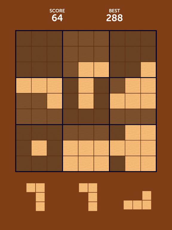Wood Block Puzzle - Grid Fillのおすすめ画像1