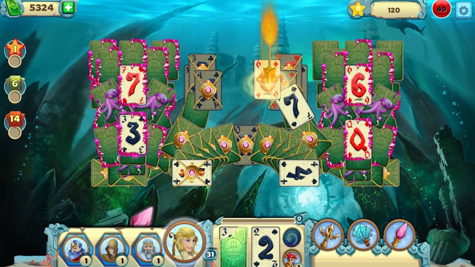#3. Solitaire Atlantis (iOS) 由: Qublix