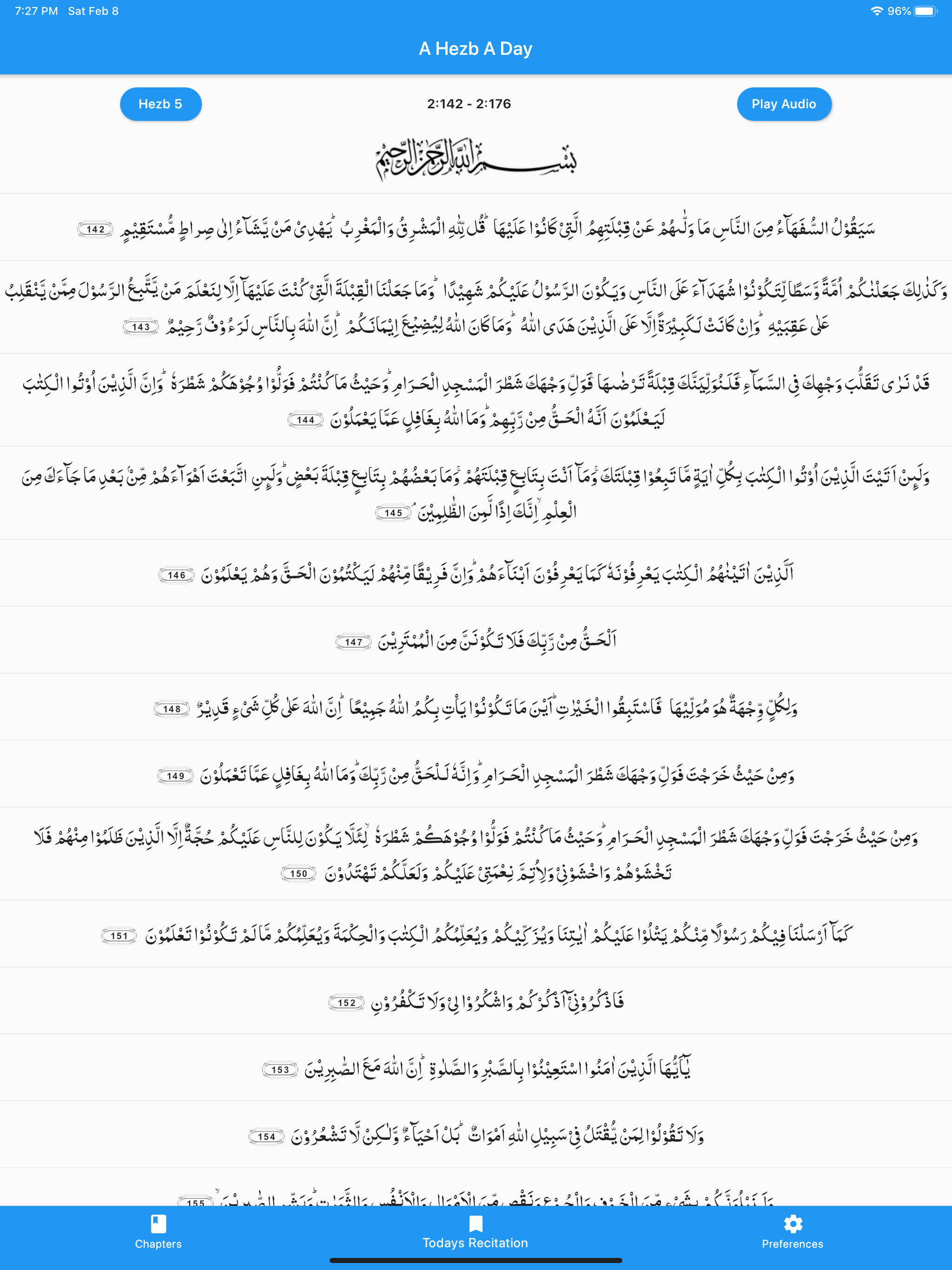 Holy Qur'an - A Hezb A Day screenshot 6