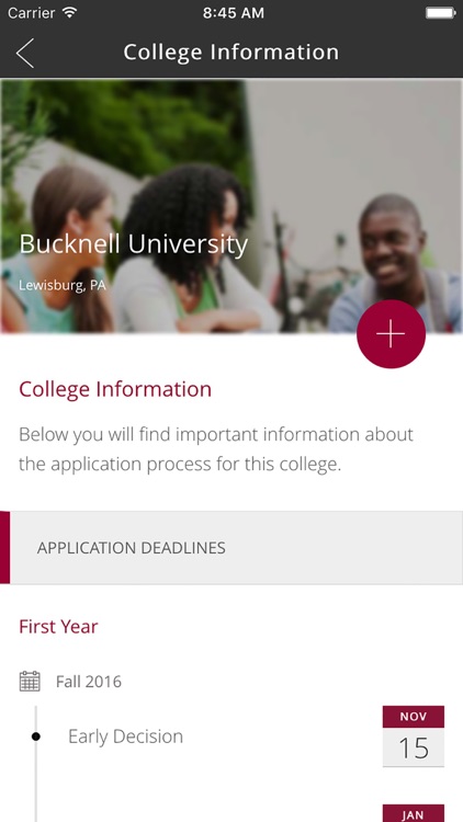 Common App On Track