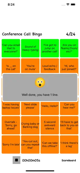 Game screenshot Conf Call Bingo apk