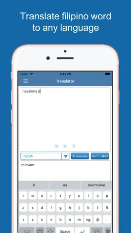 Game screenshot Filipino Dictionary Pro hack