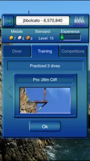 cliff diving champ iphone screenshot 3