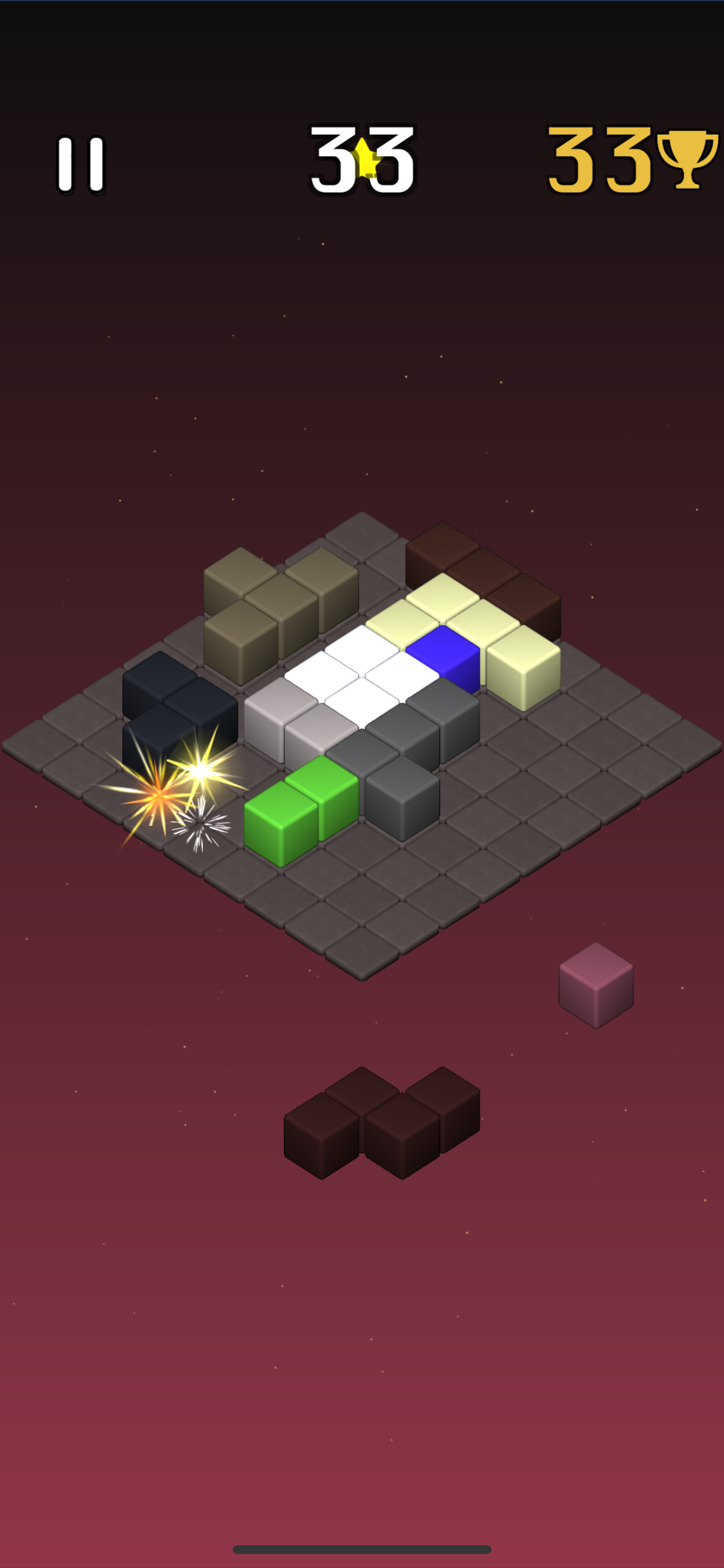 Block Drop - 3d Cubes Puzzle screenshot 2