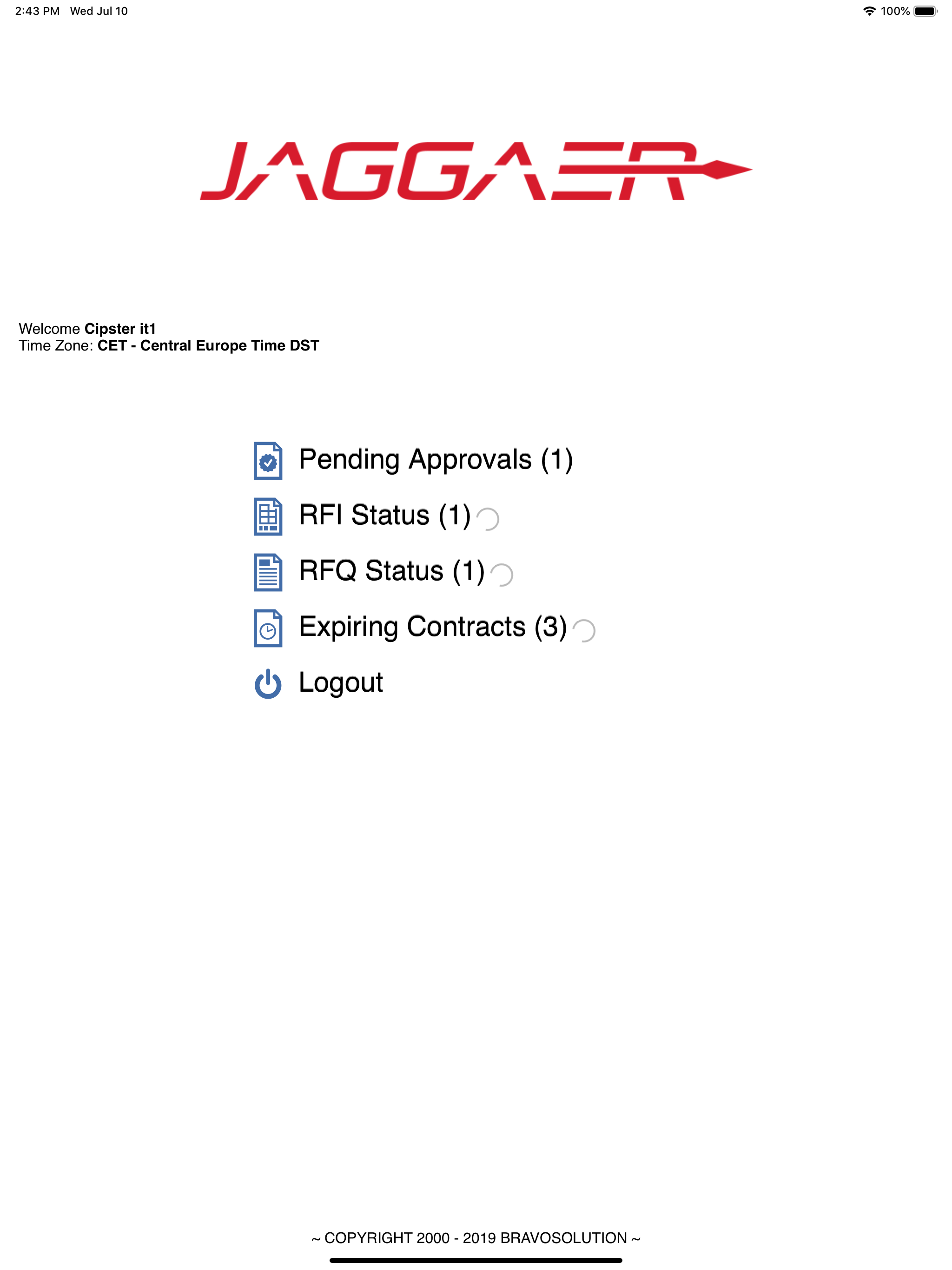 JAGGAER S+