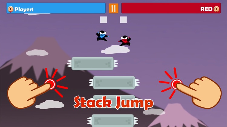 Jumping Ninja Party 2 Player screenshot-5