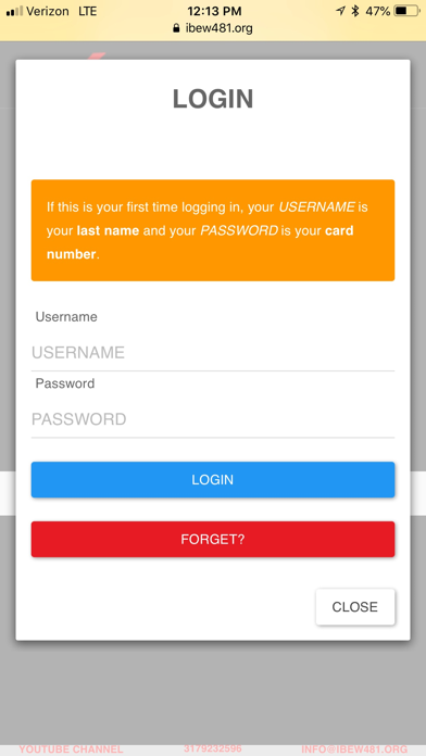 IBEW Local 481 iPhone screenshot 3 - Business app