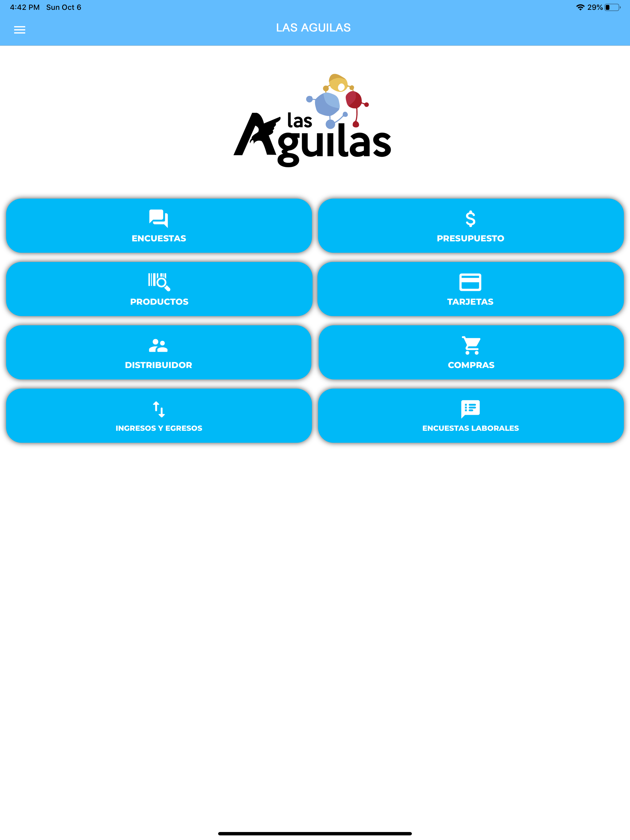 EQUIPO LAS AGUILAS APP