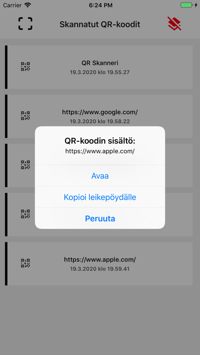 Screenshot #3 pour QR Skanneri