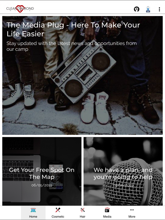 The Media Plug iPad screenshot