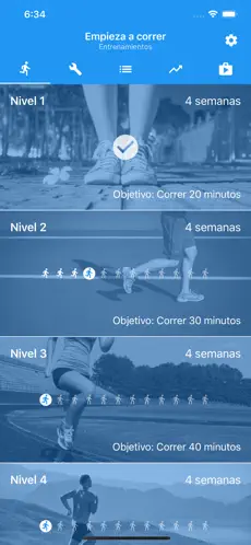 Zrzut ekranu 1 Comienza a correr. AxiomRun 5K iphone
