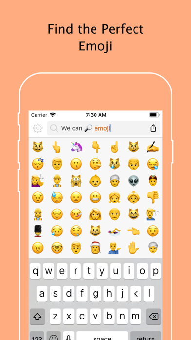 Screenshot #1 pour Glyph - Emoji Search