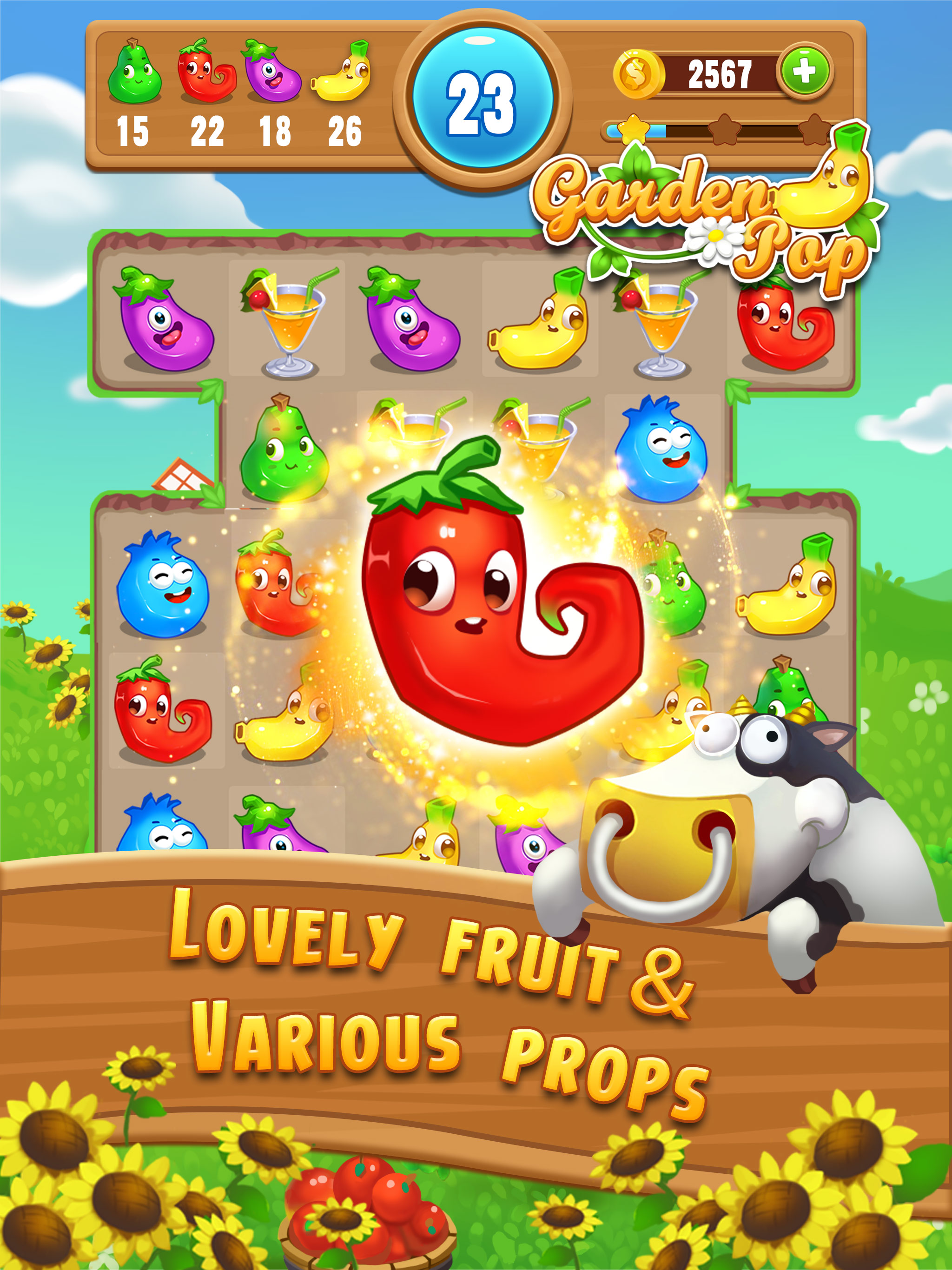 Garden Pop -  Charm Match-3 screenshot 9