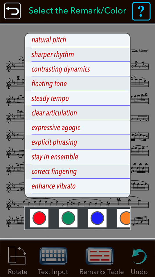 #4. Music Lesson NotePad (iOS) Podle: Igor Borodin