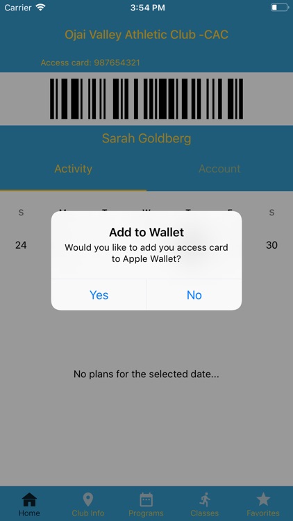 Ojai Valley Athletic Club -CAC