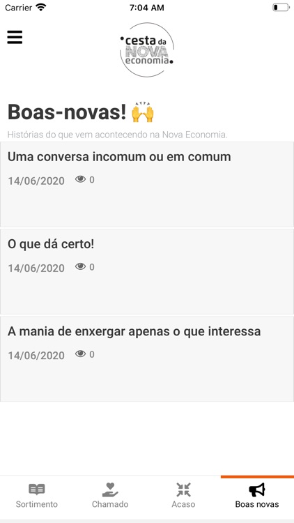 Cesta da Nova Economia