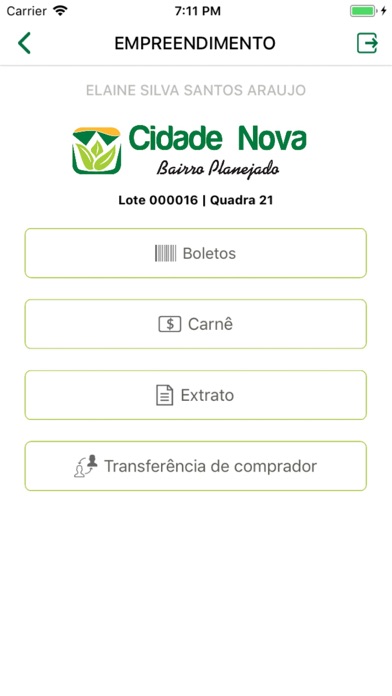 Nova Bairros Screenshot