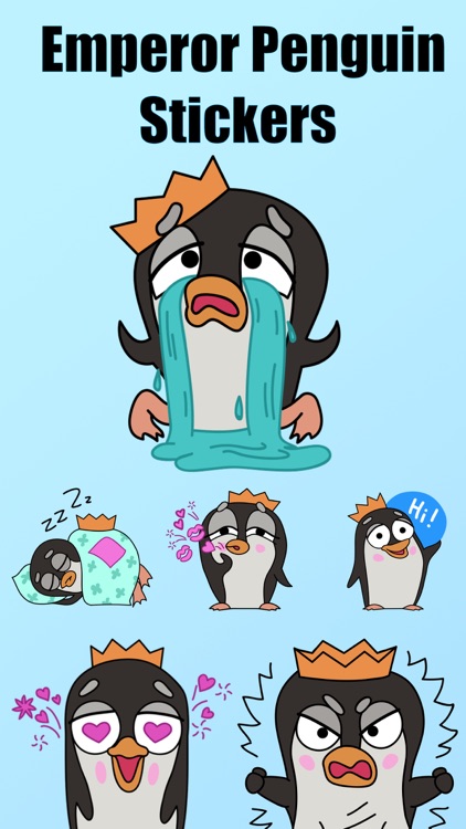 Emperor Penguin Stickers